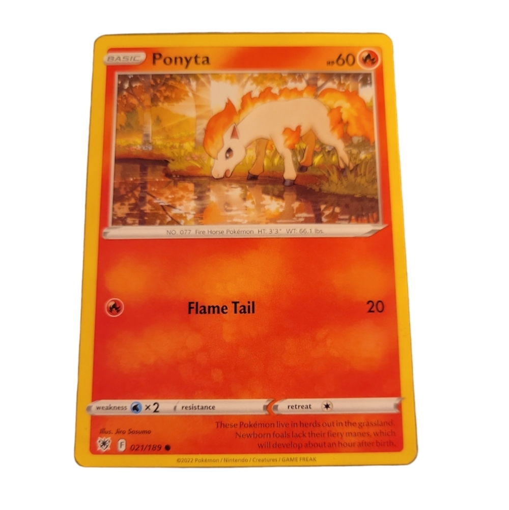 Pokemon TCG Ponyta (21/216) Card, Astral Radiance #21